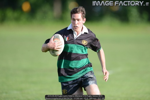 2015-05-09 Rugby Lyons Settimo Milanese U16-Rugby Varese 0874